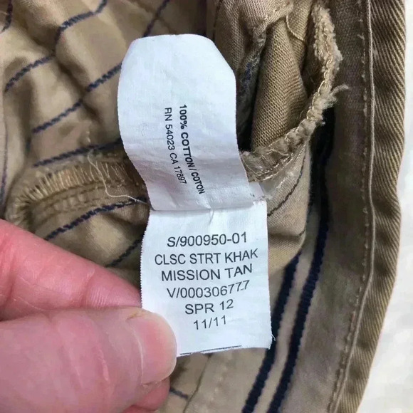 GAP Factory Khaki Straight  Fit Pants Size 32 - Picture 12 of 16